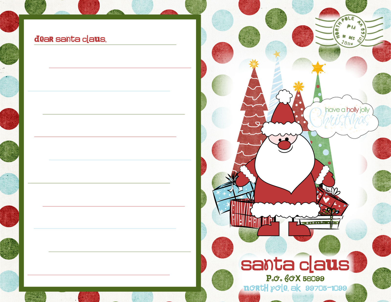 Where can you find free Santa letter templates?